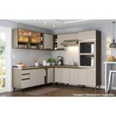 Ver imagem 3 de Armário Aéreo P/ Cozinha Connect 1 Porta 40cm Duna/cristal - Henn