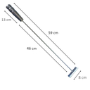 Ver imagem 5 de KIT CHURRASCO COM RASTELO E GARFO 59 CM CABO ALUMINIO