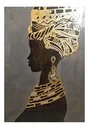 Ver imagem 1 de Quadro Decorativo Tela Africana Belíssima À Óleo 100x70