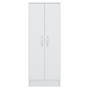 Ver imagem 1 de Armário Multiuso 2 Portas 4 Prateleiras 128 cm Ballena Branco