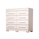 Ver imagem 1 de Cômoda Nalu 8 Gavetas 100% Mdf Branco - Acp Móveis