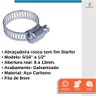 Abraçadeira rosca sem fim fita de 8mm 5/16x1/2 com 20 - Starfer - 3