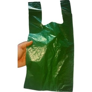 Sacolas Plásticas Recicladas Verdes Reforçadas 3Kg 40x50 M
