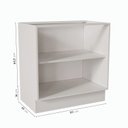 Ver imagem 3 de Balcão Planejado 2 Portas 80cm sem Tampo Arizona CabeCasa MadeiraOriginals Branco