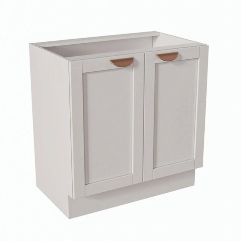 Balcão 2 Portas 80cm sem Tampo Arizona CabeCasa MadeiraOriginals Branco