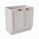 Ver imagem 1 de Balcão Planejado 2 Portas 80cm sem Tampo Arizona CabeCasa MadeiraOriginals Branco
