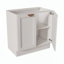 Ver imagem 2 de Balcão Planejado 2 Portas 80cm sem Tampo Arizona CabeCasa MadeiraOriginals Branco