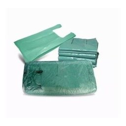 Sacola Plastica Reciclada Kit 5 Kg Da 70x90 - Verde Ou Azul - 3