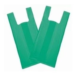 Sacola Plastica Reciclada Kit 5 Kg Da 70x90 - Verde Ou Azul - 4