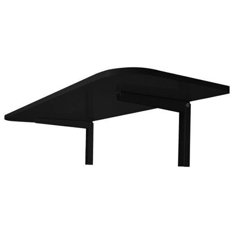 Mesa Dobrável de Parede 100x50cm - Preto