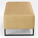 Ver imagem 6 de Puff Decorativo para Sala de Estar Cléo W01 Base de Ferro 90 cm Couríssimo Fendi - Lyam Decor
