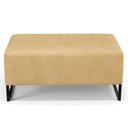 Ver imagem 5 de Puff Decorativo para Sala de Estar Cléo W01 Base de Ferro 90 cm Couríssimo Fendi - Lyam Decor