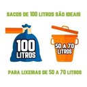 Ver imagem 3 de Saco De Lixo 100 Litros 100 Un Preto Super Reforçado:Preto