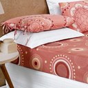 Ver imagem 2 de Jogo de Lençol Cama Queen 3 Peças 200 Fios Micropercal Floreal:Estampas Renda