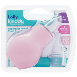 Aspirador Nasal Bebe 2 em 1 Respire Bem Rosa Lolly - 5