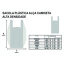Ver imagem 4 de Sacola Plástica 1000un 38x48 Resistentes Não É Reciclada