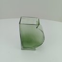 Ver imagem 6 de Vaso Marinella Decorativo Cachepô Enfeite 20x12x6cm Vidro Verde