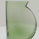 Ver mais imagens de Vaso Marinella Decorativo Cachepô Enfeite 20x12x6cm Vidro Verde