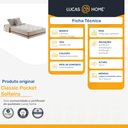 Ver imagem 2 de Colchão de Molas Enscadas Classic Molas Solteiro King 96cm