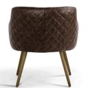 Ver imagem 6 de Kit 2 Poltronas Decorativas Pés Palito Jade D02 Linho Bege C-107 Tressê Corano Marrom - Lyam