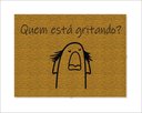 Ver imagem 1 de Tapete Capacho Flork Quem Está Gritando
