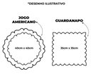 Ver imagem 4 de Jogo Americano com Guardanapo 12 Peças Bordado Girassol: Marfim