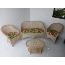 Ver imagem 3 de Conjunto Poltronas com Sofá de Área Externa Jardins Varanda Sacadas Fibra Sintética