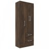 Guarda-Roupa Solteiro Nobre 3 Portas 2 Gavetas Cor Cacau - 1