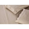 Jogo de Lençol Queen 400 Fios 3 Peças Ponto Palito Aconchego Marfim Casa Dona - 3