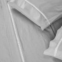 Ver imagem 2 de Jg de Lençol 400 Fios P.Palito Casal Prata Casa Dona