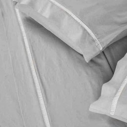 Jg de Lençol 400 Fios P.Palito Casal Prata Casa Dona - 2