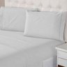 Jogo Lençol Queen 400 Fios Percal 4 Peças Ponto Palito 100% Algodão Aconchego Branco Casa Dona - 3