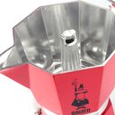 Ver imagem 2 de Cafeteira Bialetti Moka Express Vermelha 6 Xícaras - 300 ml 10010126