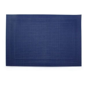 Jogo Lugar Americano Moldura Marinho 06 Peças - JA19042