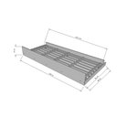 Ver imagem 6 de Bicama Onix com Cama Auxiliar MDF-MDP Branco Peternella Móveis 191.9cm