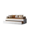 Ver imagem 4 de Bicama Onix com Cama Auxiliar MDF-MDP Branco Peternella Móveis 191.9cm