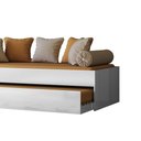 Ver imagem 3 de Bicama Onix com Cama Auxiliar MDF-MDP Branco Peternella Móveis 191.9cm