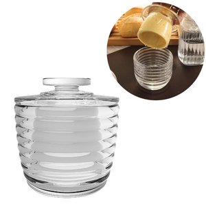 Manteigueira Francesa Vidro Canelado 150ml - Tuut