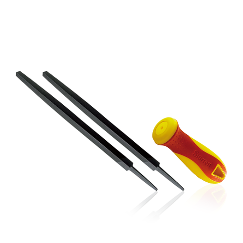 Limas Triangular Murca 100mm e Cabo Plástico Starrett