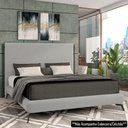 Ver imagem 2 de Cama Casal Base Box 138x188cm Pés de Ferro Cold P02 Veludo Cinza - Mpozenato