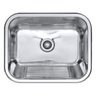 Cuba Tanque De Aço Inox 1mm Alto Brilho C100 55x45x22,5 Cm - 1