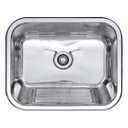 Ver imagem 1 de Cuba Tanque De Aço Inox 1mm Alto Brilho C100 55x45x22,5 Cm