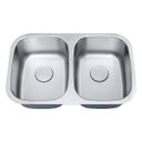 Ver imagem 1 de Cuba De Cozinha Aço Inox 1mm Escovado C202P 74x47x20,3 Cm
