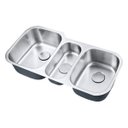 Ver imagem 2 de Cuba De Cozinha Aço Inox 1mm Escovado C301 98,4x52,7x22,8 Cm