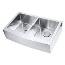 Ver imagem 2 de Cuba Farmhouse Aço Inox 1mm Escovado SA202 83,5x52,7x22,9cm