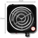 Ver imagem 1 de Super Fogão Cooktop Elétrico Portátil 1 Boca 1000w - 110v