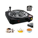 Ver imagem 3 de Super Fogão Cooktop Elétrico Portátil 1 Boca 1000w - 110v