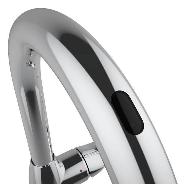 Torneira AREMC02 com Sensor Misturador De Cozinha 2 Jatos Com Bica Móvel e Retrátil Cromado - 4