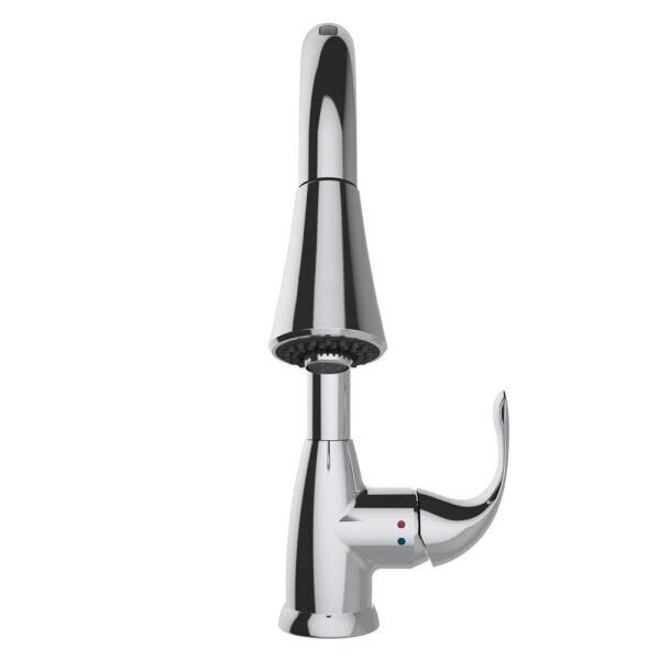 Torneira AREMC02 com Sensor Misturador De Cozinha 2 Jatos Com Bica Móvel e Retrátil Cromado - 3