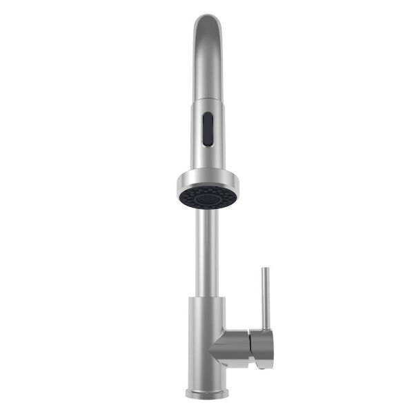 Torneira AREMC04 Misturador De Cozinha 2 Jatos Com Bica Móvel E Retrátil Escovado - 3